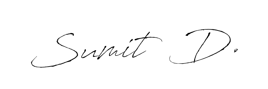 Make a beautiful signature design for name Sumit  D.. Use this online signature maker to create a handwritten signature for free. Sumit  D. signature style 6 images and pictures png