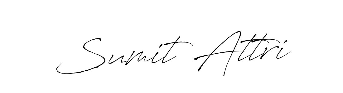 Also You can easily find your signature by using the search form. We will create Sumit Attri name handwritten signature images for you free of cost using Antro_Vectra sign style. Sumit Attri signature style 6 images and pictures png