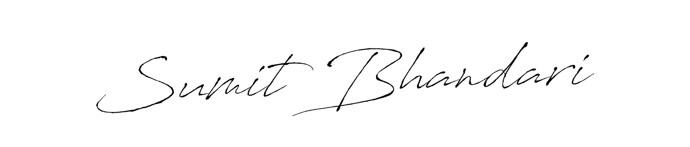 How to make Sumit Bhandari signature? Antro_Vectra is a professional autograph style. Create handwritten signature for Sumit Bhandari name. Sumit Bhandari signature style 6 images and pictures png