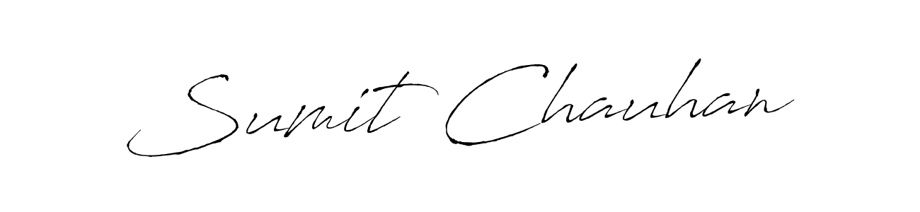 Also we have Sumit Chauhan name is the best signature style. Create professional handwritten signature collection using Antro_Vectra autograph style. Sumit Chauhan signature style 6 images and pictures png