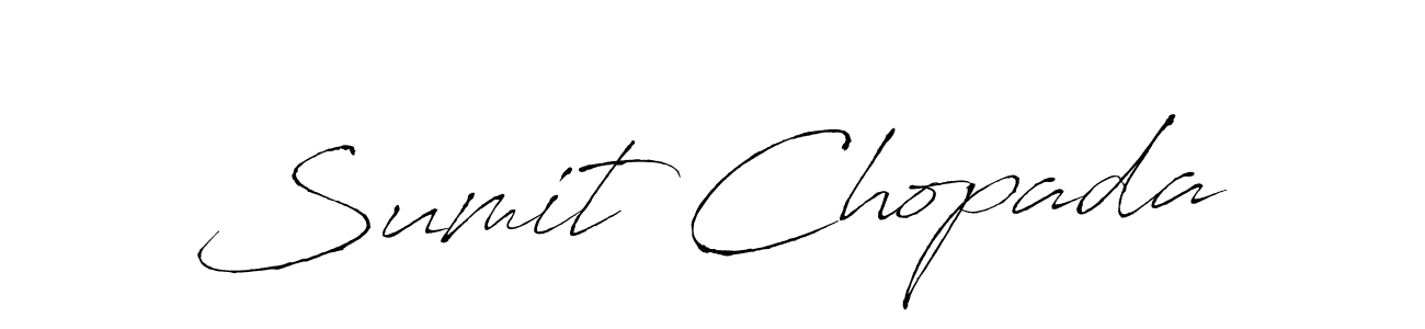 Antro_Vectra is a professional signature style that is perfect for those who want to add a touch of class to their signature. It is also a great choice for those who want to make their signature more unique. Get Sumit Chopada name to fancy signature for free. Sumit Chopada signature style 6 images and pictures png