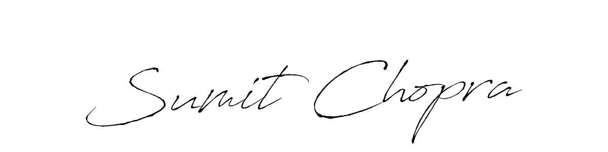 Make a beautiful signature design for name Sumit Chopra. With this signature (Antro_Vectra) style, you can create a handwritten signature for free. Sumit Chopra signature style 6 images and pictures png