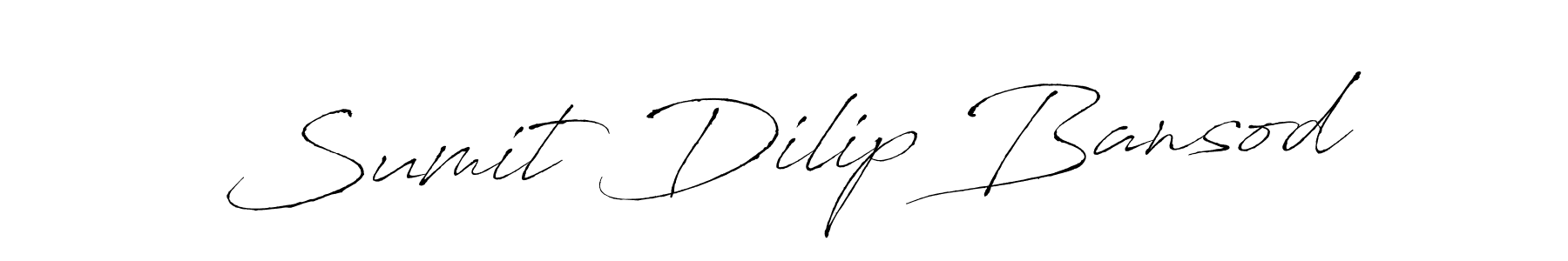 Use a signature maker to create a handwritten signature online. With this signature software, you can design (Antro_Vectra) your own signature for name Sumit Dilip Bansod. Sumit Dilip Bansod signature style 6 images and pictures png