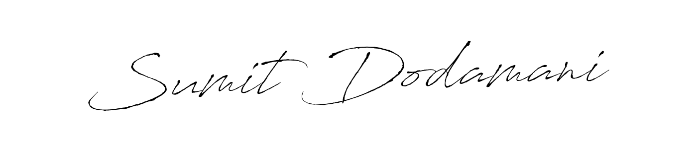 Create a beautiful signature design for name Sumit Dodamani. With this signature (Antro_Vectra) fonts, you can make a handwritten signature for free. Sumit Dodamani signature style 6 images and pictures png