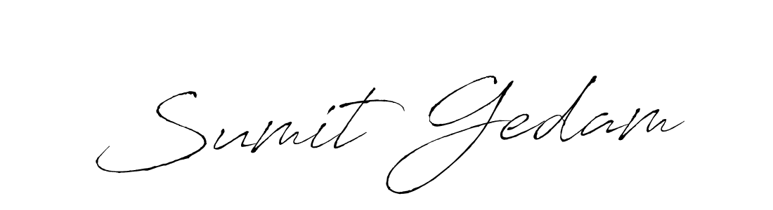 Similarly Antro_Vectra is the best handwritten signature design. Signature creator online .You can use it as an online autograph creator for name Sumit Gedam. Sumit Gedam signature style 6 images and pictures png