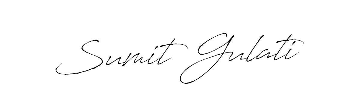 How to make Sumit Gulati signature? Antro_Vectra is a professional autograph style. Create handwritten signature for Sumit Gulati name. Sumit Gulati signature style 6 images and pictures png