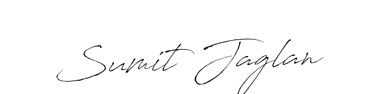 Make a beautiful signature design for name Sumit Jaglan. With this signature (Antro_Vectra) style, you can create a handwritten signature for free. Sumit Jaglan signature style 6 images and pictures png