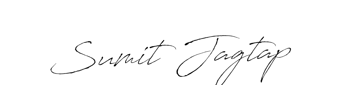 Create a beautiful signature design for name Sumit Jagtap. With this signature (Antro_Vectra) fonts, you can make a handwritten signature for free. Sumit Jagtap signature style 6 images and pictures png