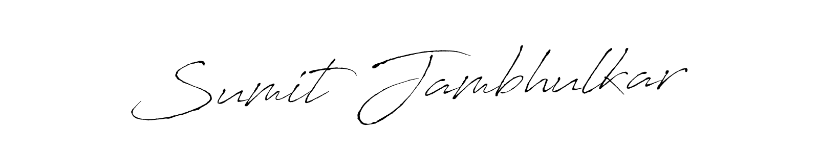 Also You can easily find your signature by using the search form. We will create Sumit Jambhulkar name handwritten signature images for you free of cost using Antro_Vectra sign style. Sumit Jambhulkar signature style 6 images and pictures png