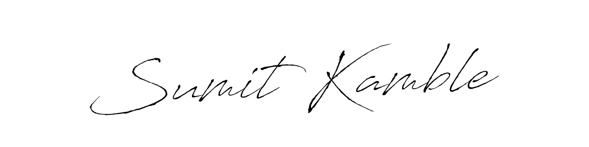How to make Sumit Kamble signature? Antro_Vectra is a professional autograph style. Create handwritten signature for Sumit Kamble name. Sumit Kamble signature style 6 images and pictures png