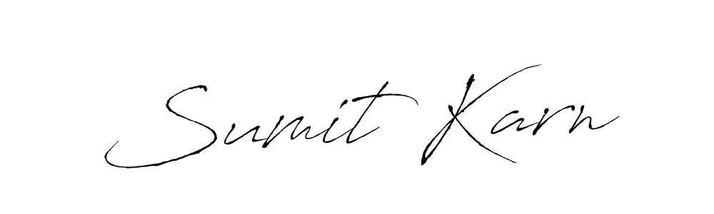 The best way (Antro_Vectra) to make a short signature is to pick only two or three words in your name. The name Sumit Karn include a total of six letters. For converting this name. Sumit Karn signature style 6 images and pictures png
