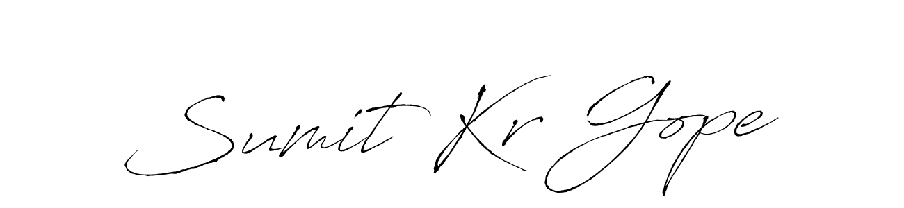 This is the best signature style for the Sumit Kr Gope name. Also you like these signature font (Antro_Vectra). Mix name signature. Sumit Kr Gope signature style 6 images and pictures png