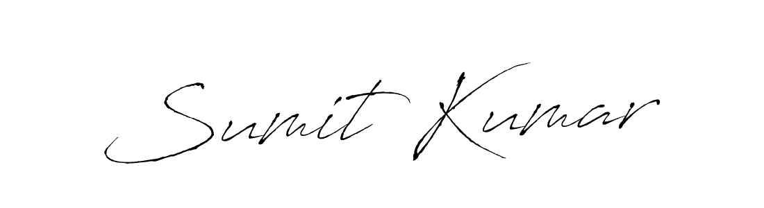 Sumit Kumar stylish signature style. Best Handwritten Sign (Antro_Vectra) for my name. Handwritten Signature Collection Ideas for my name Sumit Kumar. Sumit Kumar signature style 6 images and pictures png