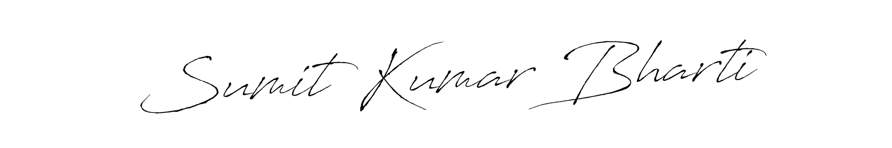 Make a short Sumit Kumar Bharti signature style. Manage your documents anywhere anytime using Antro_Vectra. Create and add eSignatures, submit forms, share and send files easily. Sumit Kumar Bharti signature style 6 images and pictures png