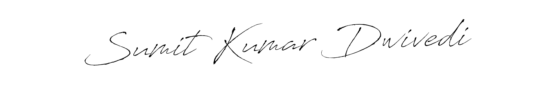 How to make Sumit Kumar Dwivedi name signature. Use Antro_Vectra style for creating short signs online. This is the latest handwritten sign. Sumit Kumar Dwivedi signature style 6 images and pictures png