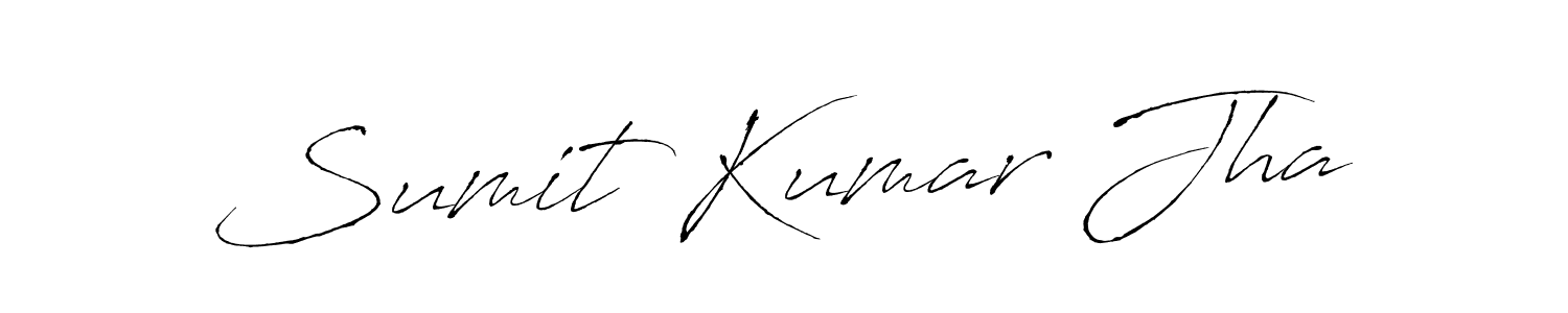 You should practise on your own different ways (Antro_Vectra) to write your name (Sumit Kumar Jha) in signature. don't let someone else do it for you. Sumit Kumar Jha signature style 6 images and pictures png