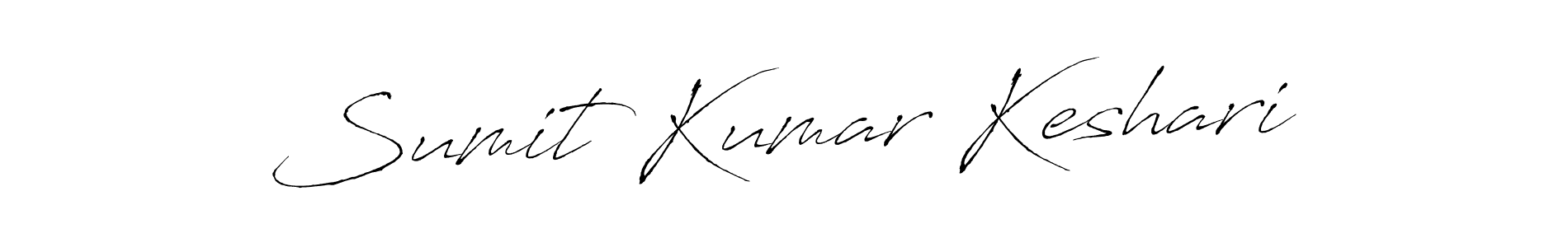 The best way (Antro_Vectra) to make a short signature is to pick only two or three words in your name. The name Sumit Kumar Keshari include a total of six letters. For converting this name. Sumit Kumar Keshari signature style 6 images and pictures png