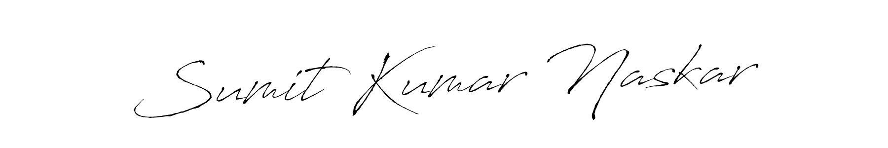 Design your own signature with our free online signature maker. With this signature software, you can create a handwritten (Antro_Vectra) signature for name Sumit Kumar Naskar. Sumit Kumar Naskar signature style 6 images and pictures png