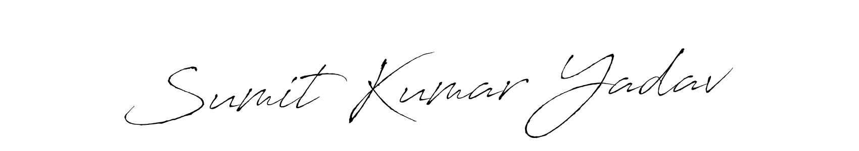 Use a signature maker to create a handwritten signature online. With this signature software, you can design (Antro_Vectra) your own signature for name Sumit Kumar Yadav. Sumit Kumar Yadav signature style 6 images and pictures png