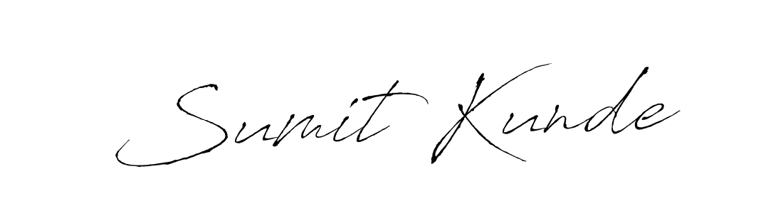 Also we have Sumit Kunde name is the best signature style. Create professional handwritten signature collection using Antro_Vectra autograph style. Sumit Kunde signature style 6 images and pictures png