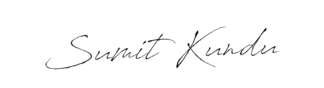 Design your own signature with our free online signature maker. With this signature software, you can create a handwritten (Antro_Vectra) signature for name Sumit Kundu. Sumit Kundu signature style 6 images and pictures png