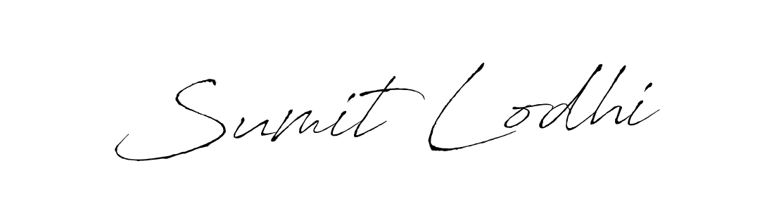 Sumit Lodhi stylish signature style. Best Handwritten Sign (Antro_Vectra) for my name. Handwritten Signature Collection Ideas for my name Sumit Lodhi. Sumit Lodhi signature style 6 images and pictures png