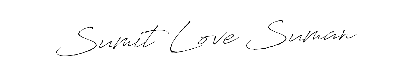Antro_Vectra is a professional signature style that is perfect for those who want to add a touch of class to their signature. It is also a great choice for those who want to make their signature more unique. Get Sumit Love Suman name to fancy signature for free. Sumit Love Suman signature style 6 images and pictures png