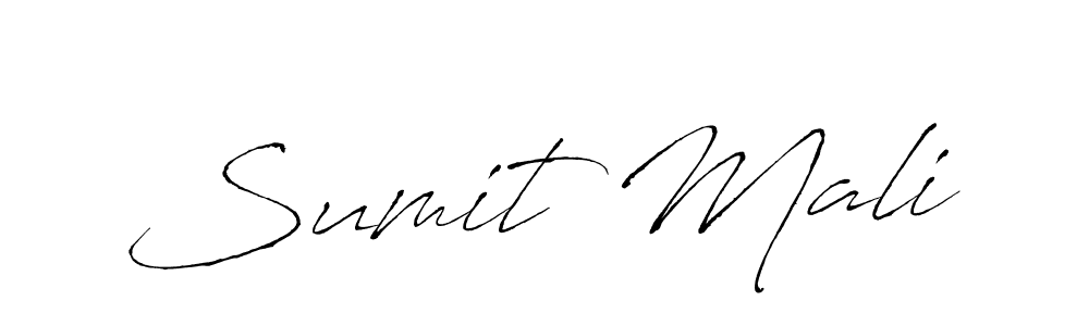 The best way (Antro_Vectra) to make a short signature is to pick only two or three words in your name. The name Sumit Mali include a total of six letters. For converting this name. Sumit Mali signature style 6 images and pictures png