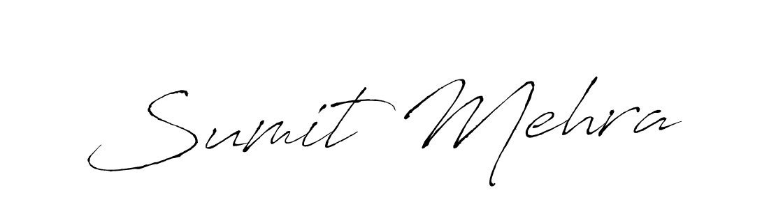 Use a signature maker to create a handwritten signature online. With this signature software, you can design (Antro_Vectra) your own signature for name Sumit Mehra. Sumit Mehra signature style 6 images and pictures png