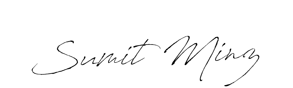 This is the best signature style for the Sumit Minz name. Also you like these signature font (Antro_Vectra). Mix name signature. Sumit Minz signature style 6 images and pictures png