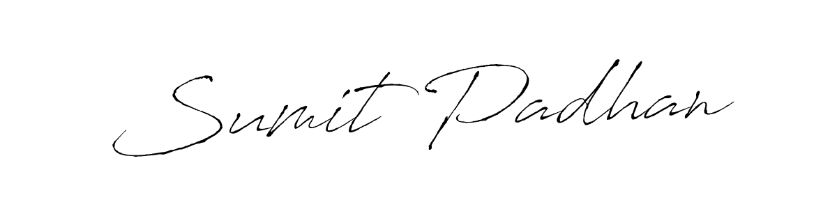 Make a beautiful signature design for name Sumit Padhan. With this signature (Antro_Vectra) style, you can create a handwritten signature for free. Sumit Padhan signature style 6 images and pictures png