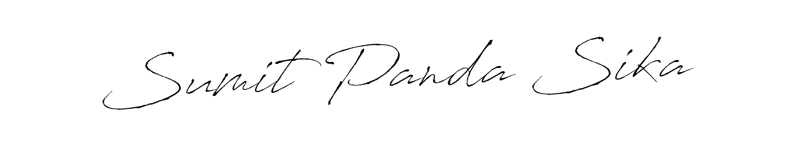 Create a beautiful signature design for name Sumit Panda Sika. With this signature (Antro_Vectra) fonts, you can make a handwritten signature for free. Sumit Panda Sika signature style 6 images and pictures png