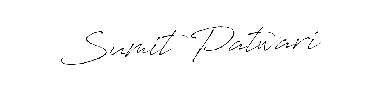 How to make Sumit Patwari signature? Antro_Vectra is a professional autograph style. Create handwritten signature for Sumit Patwari name. Sumit Patwari signature style 6 images and pictures png