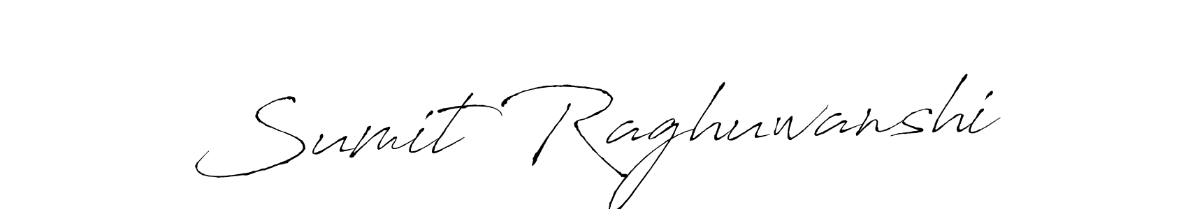 It looks lik you need a new signature style for name Sumit Raghuwanshi. Design unique handwritten (Antro_Vectra) signature with our free signature maker in just a few clicks. Sumit Raghuwanshi signature style 6 images and pictures png