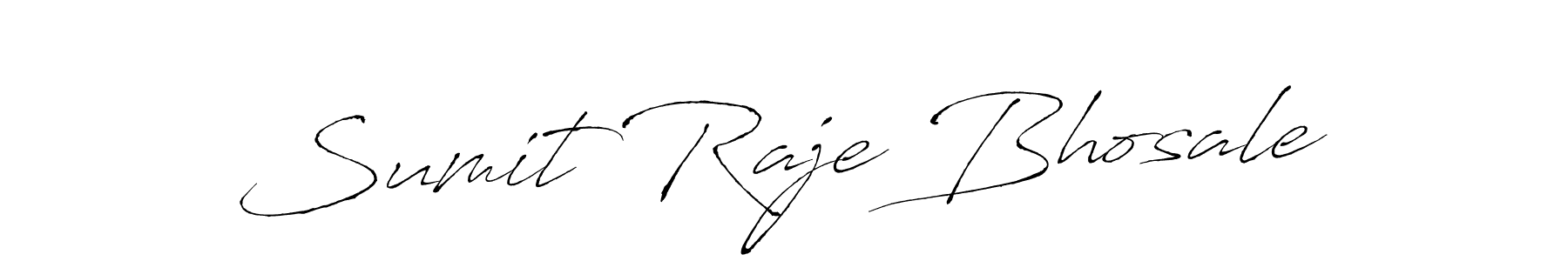 Design your own signature with our free online signature maker. With this signature software, you can create a handwritten (Antro_Vectra) signature for name Sumit Raje Bhosale. Sumit Raje Bhosale signature style 6 images and pictures png