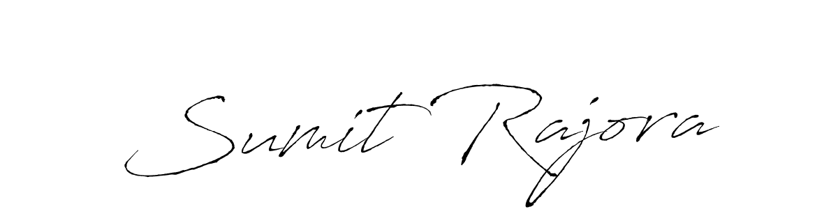 Design your own signature with our free online signature maker. With this signature software, you can create a handwritten (Antro_Vectra) signature for name Sumit Rajora. Sumit Rajora signature style 6 images and pictures png