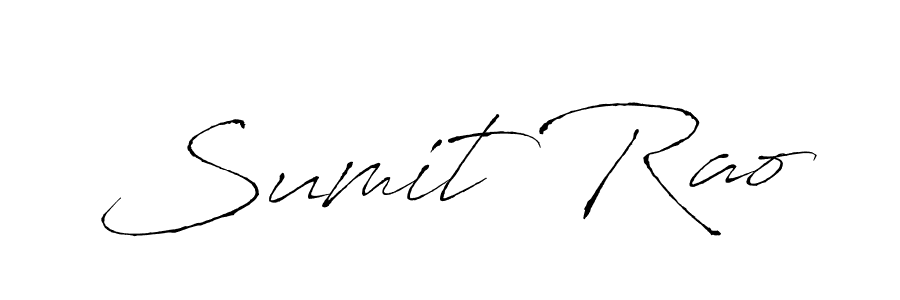 Make a beautiful signature design for name Sumit Rao. With this signature (Antro_Vectra) style, you can create a handwritten signature for free. Sumit Rao signature style 6 images and pictures png
