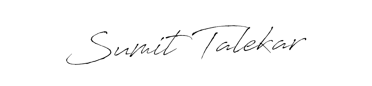 How to make Sumit Talekar signature? Antro_Vectra is a professional autograph style. Create handwritten signature for Sumit Talekar name. Sumit Talekar signature style 6 images and pictures png