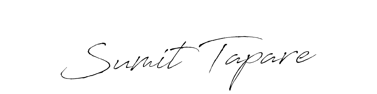 Also we have Sumit Tapare name is the best signature style. Create professional handwritten signature collection using Antro_Vectra autograph style. Sumit Tapare signature style 6 images and pictures png
