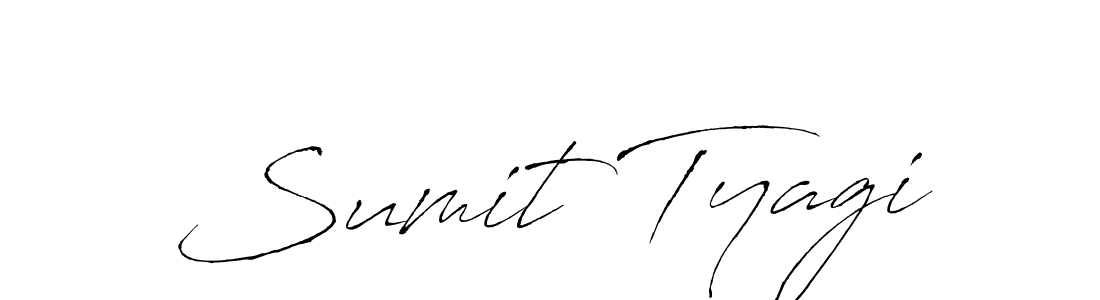 Use a signature maker to create a handwritten signature online. With this signature software, you can design (Antro_Vectra) your own signature for name Sumit Tyagi. Sumit Tyagi signature style 6 images and pictures png