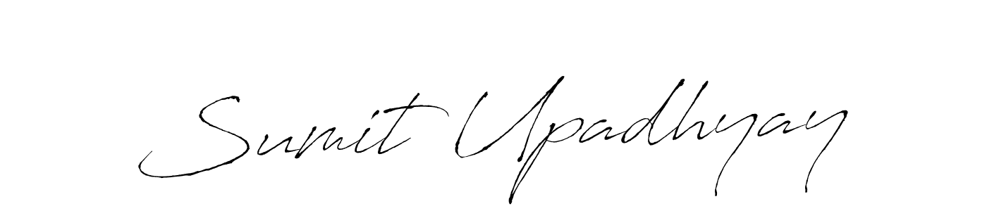 How to make Sumit Upadhyay signature? Antro_Vectra is a professional autograph style. Create handwritten signature for Sumit Upadhyay name. Sumit Upadhyay signature style 6 images and pictures png