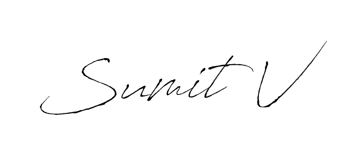 Make a short Sumit V signature style. Manage your documents anywhere anytime using Antro_Vectra. Create and add eSignatures, submit forms, share and send files easily. Sumit V signature style 6 images and pictures png