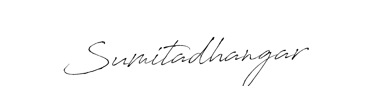 You should practise on your own different ways (Antro_Vectra) to write your name (Sumitadhangar) in signature. don't let someone else do it for you. Sumitadhangar signature style 6 images and pictures png