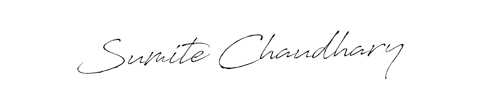 Use a signature maker to create a handwritten signature online. With this signature software, you can design (Antro_Vectra) your own signature for name Sumite Chaudhary. Sumite Chaudhary signature style 6 images and pictures png