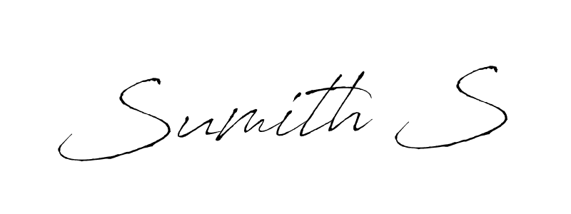 Once you've used our free online signature maker to create your best signature Antro_Vectra style, it's time to enjoy all of the benefits that Sumith S name signing documents. Sumith S signature style 6 images and pictures png