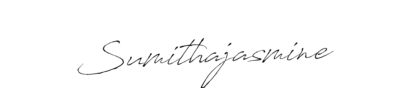 Use a signature maker to create a handwritten signature online. With this signature software, you can design (Antro_Vectra) your own signature for name Sumithajasmine. Sumithajasmine signature style 6 images and pictures png