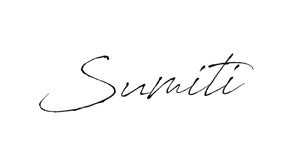 Design your own signature with our free online signature maker. With this signature software, you can create a handwritten (Antro_Vectra) signature for name Sumiti. Sumiti signature style 6 images and pictures png