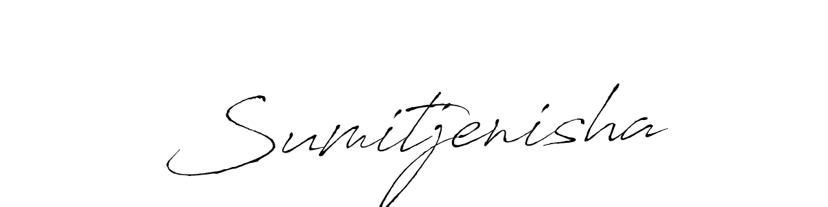 You should practise on your own different ways (Antro_Vectra) to write your name (Sumitjenisha) in signature. don't let someone else do it for you. Sumitjenisha signature style 6 images and pictures png