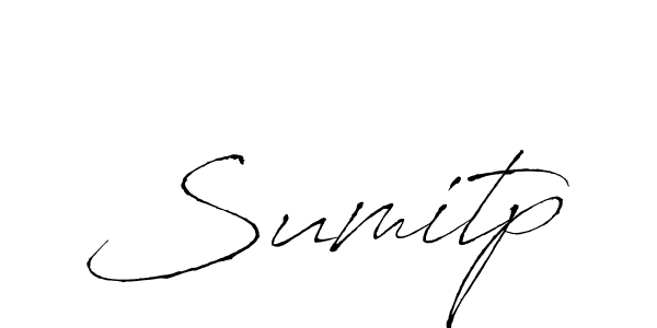 Design your own signature with our free online signature maker. With this signature software, you can create a handwritten (Antro_Vectra) signature for name Sumitp. Sumitp signature style 6 images and pictures png