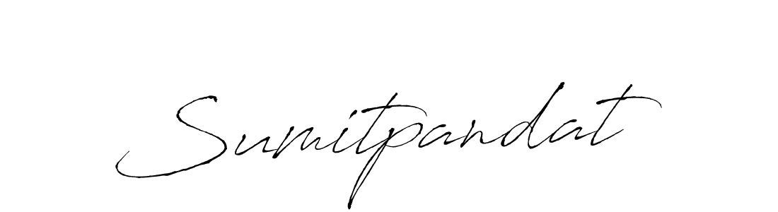 Make a beautiful signature design for name Sumitpandat. With this signature (Antro_Vectra) style, you can create a handwritten signature for free. Sumitpandat signature style 6 images and pictures png